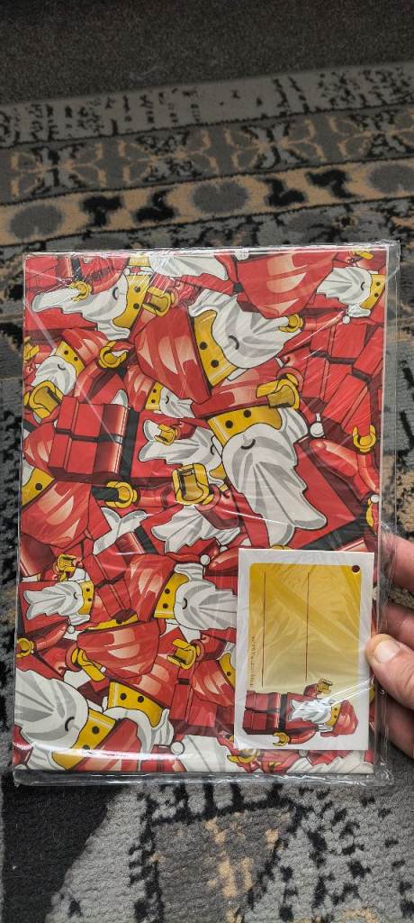 Lego Wrapping Paper (Santa) x3 complete pack 