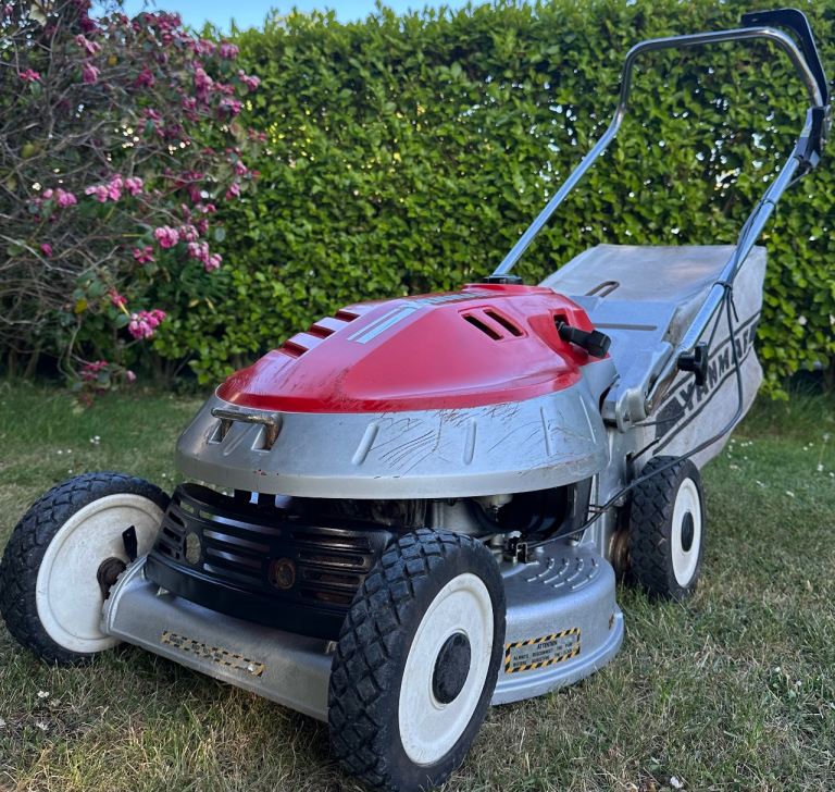 Yanmar 19” cut commercial alloy deck petrol lawnmower quality Japanese mower with blade clutch