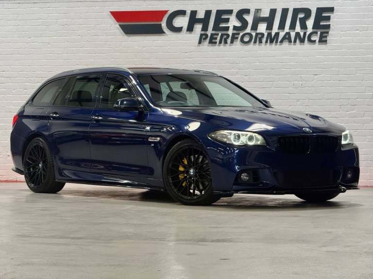 2015 65 BMW 535D M SPORT TOURING 5DR 90K FSH STG1 HK PRONAV HTDSEATS
