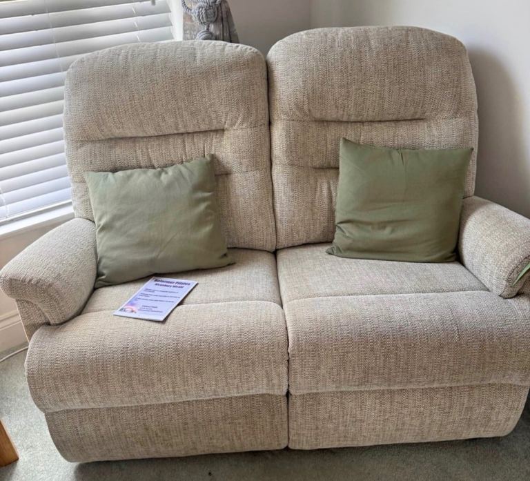 Sherborne  Two-Seater Sofa with 2 electric Recliner chairs