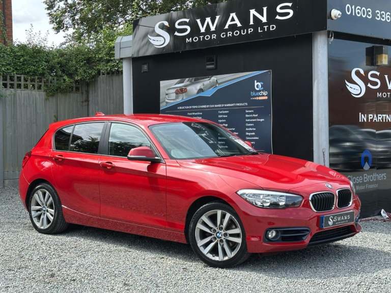 2018 Bmw 1 Series 118i 1.5 Sport Petrol Manual 5 Door Hatchback Red