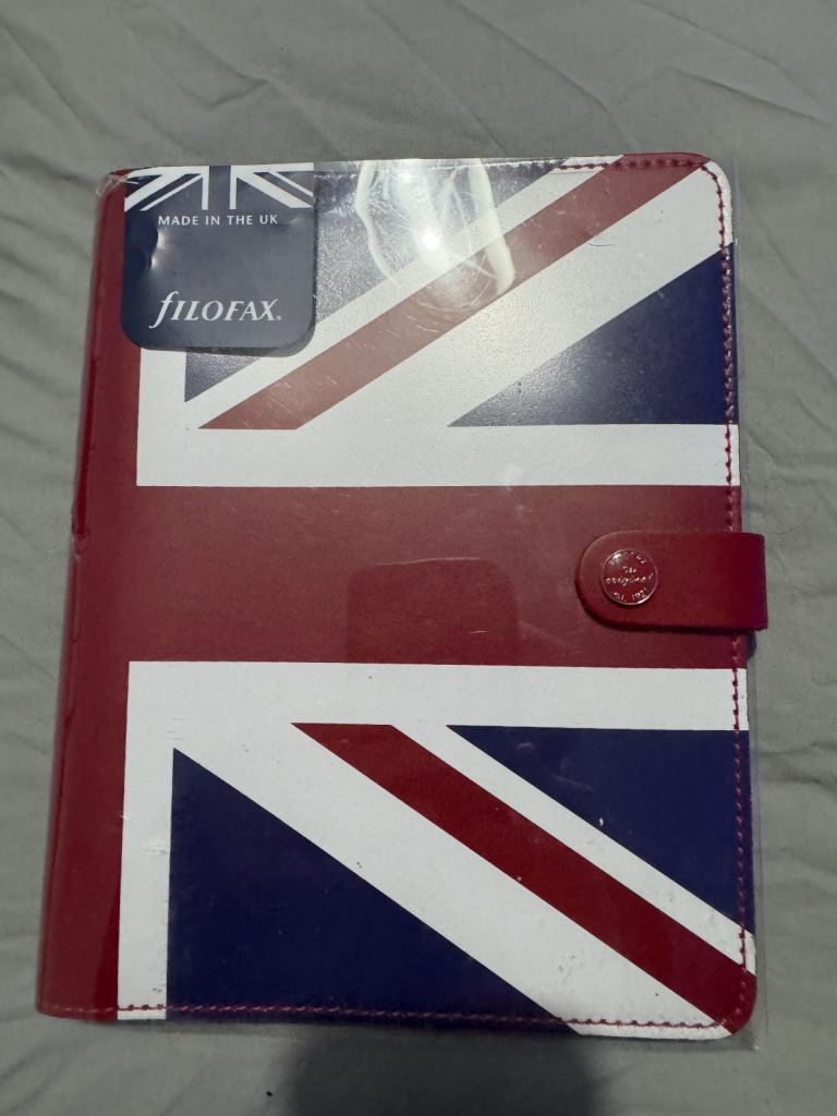 Filofax jack the original A5 real leather organiser 