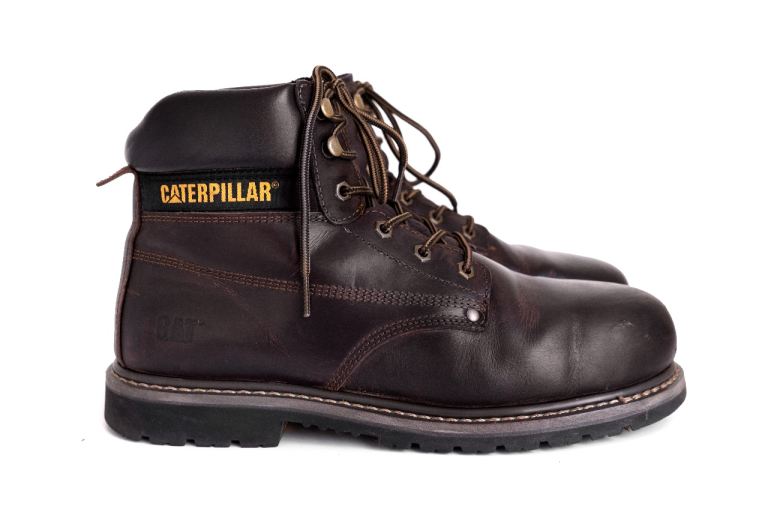 CAT Caterpillar Powerplant GYW Safety Boot Brown EU 44 UK 10