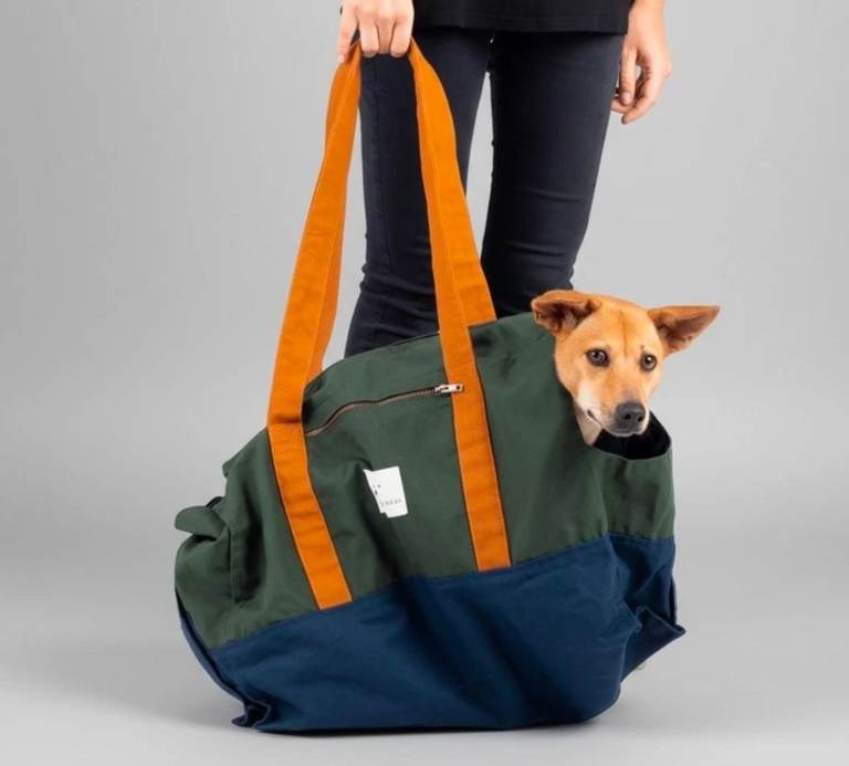 Hardwearing Dog Carrier, Fairtrade  46cm X 25cm, H 35cm