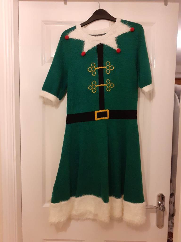 Christmas Ladies Elf Dress and accessories