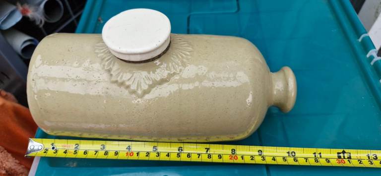 Collectible pot stone hot water bottle 