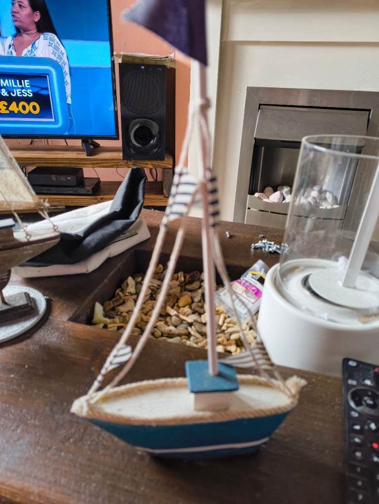Wooden model boats 