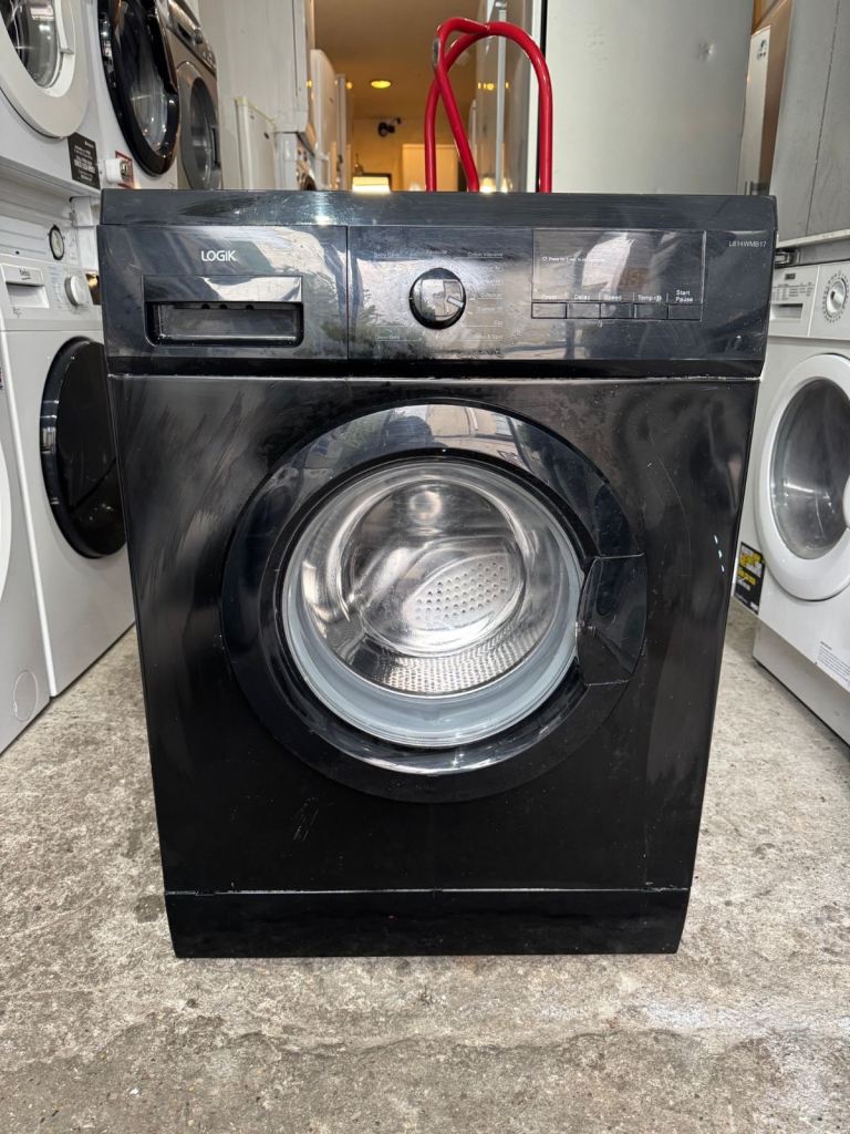 1 Logik 8kg 1400 rpm Digital Black Washing Machine With Free Delivery 🚚 
