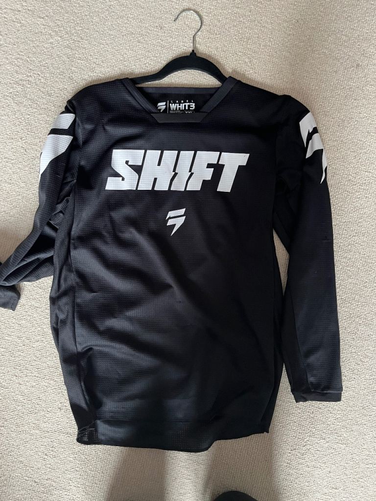 Shift black Motocross shirt YXL