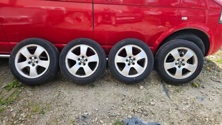 Audi vw alloy wheels 205 55 R16 x4 brand new tyres