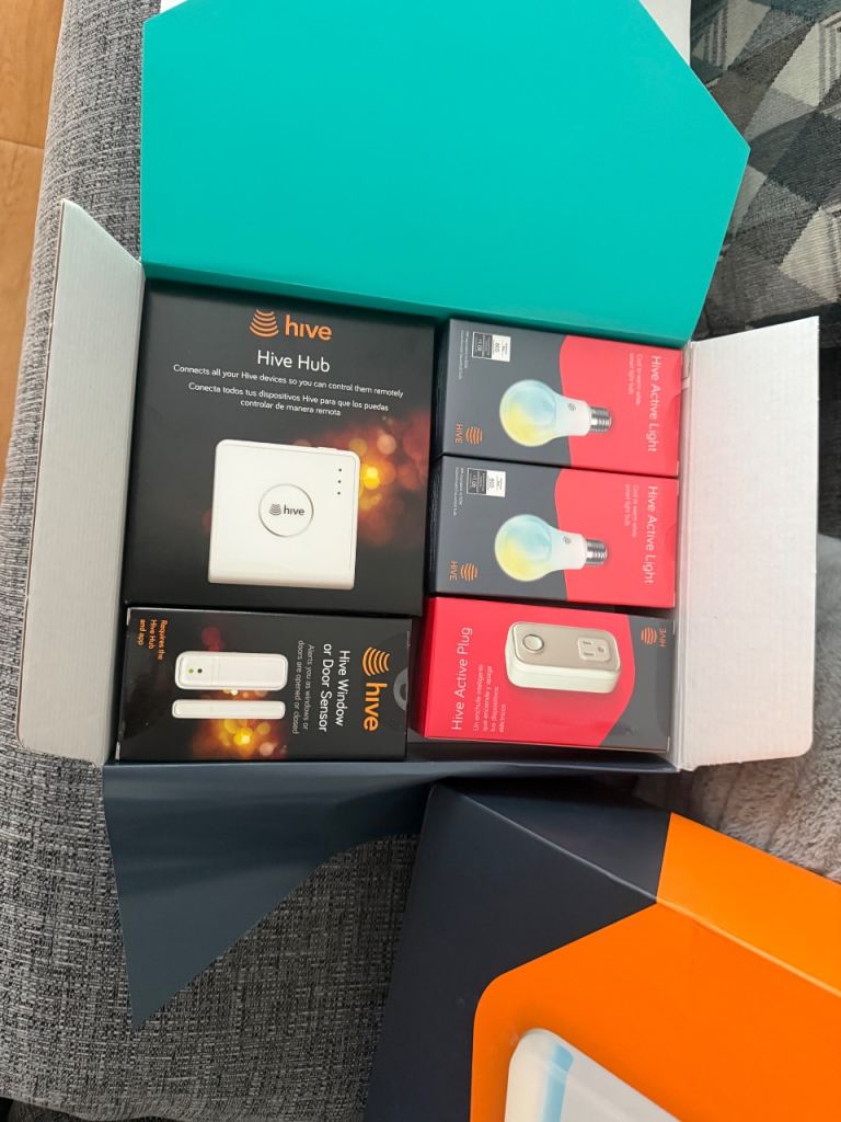 Hive home hub and plug set 