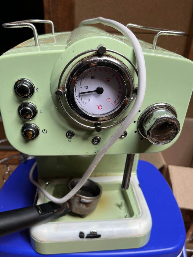 Swan Retro Espresso Coffee Machine Green