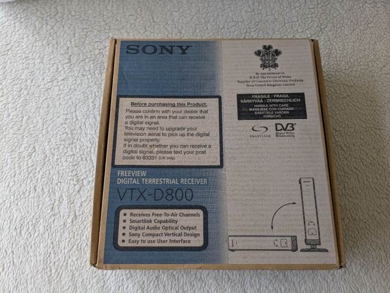 Sony Freeview Receiver 