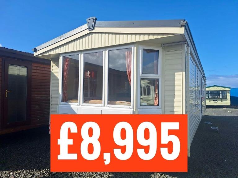 OFF SITE static caravan Scotland double glazed & heated 2 bed  Atlas Debonaire