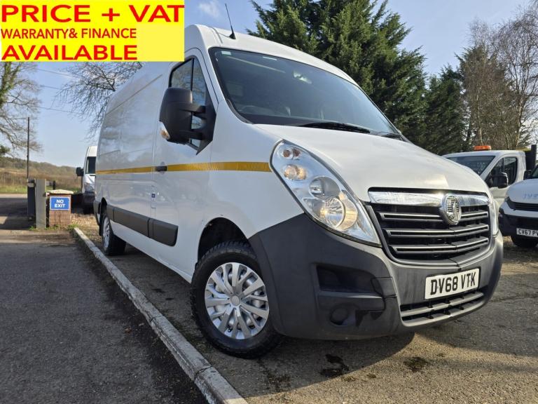 2018 Vauxhall Movano 2.3 CDTi 3500 FWD L2 H2 MWB  PANEL VAN Diesel Manual
