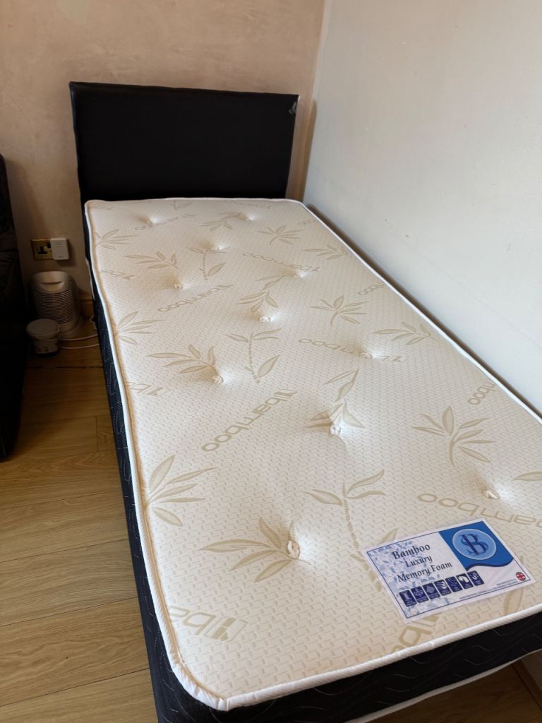 image for Single bed with mattress 