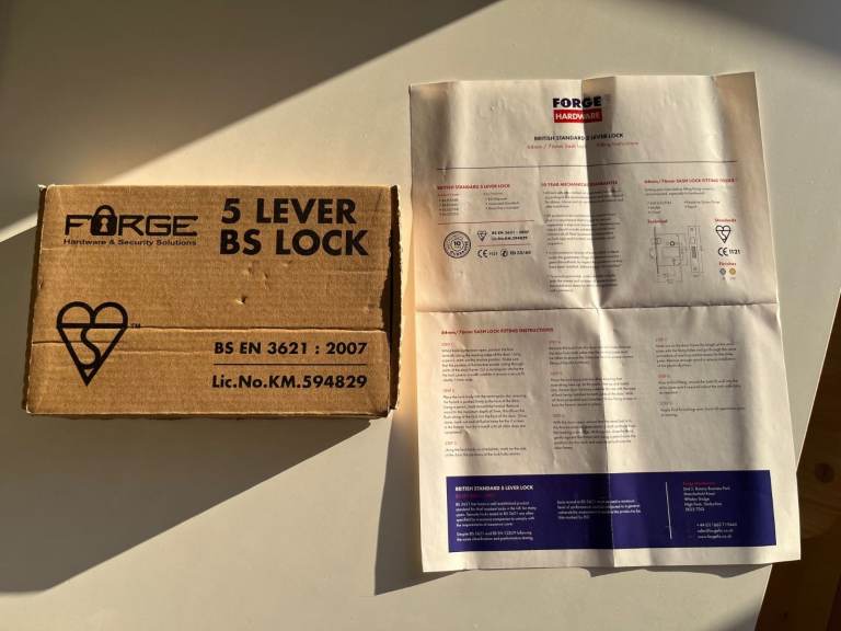 High security 5 Lever BS LOCK - BS3621 5 lever mortice locks - lic.no.km.594829