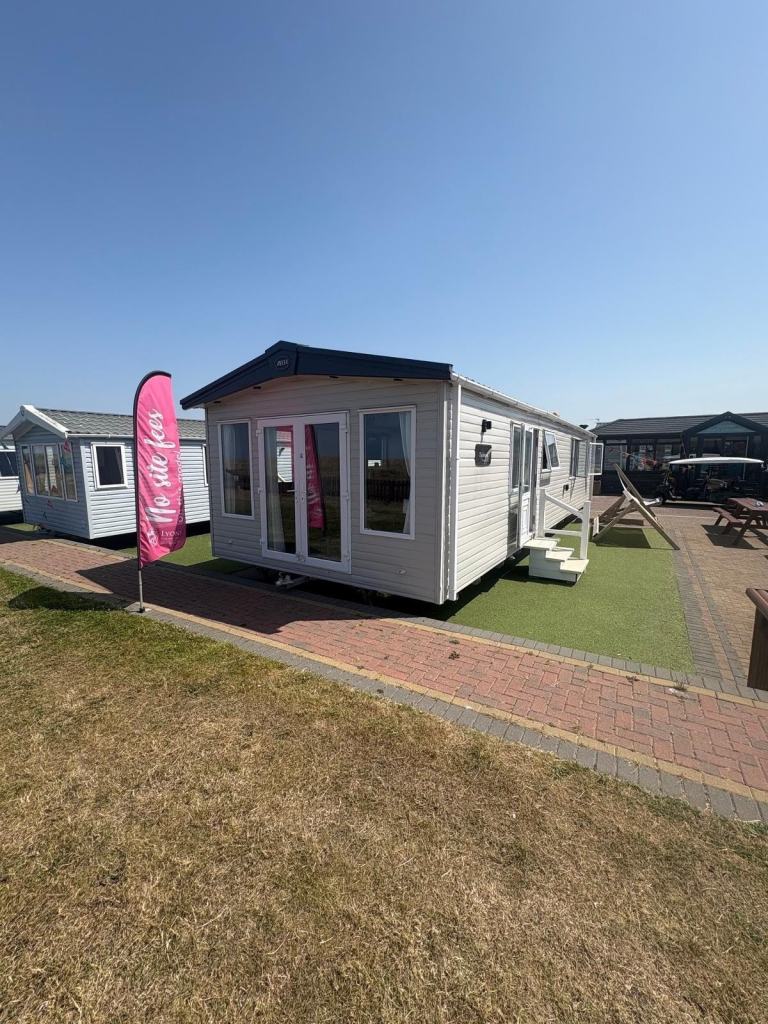 Sited luxury static caravan Lyons Robinhood North Wales