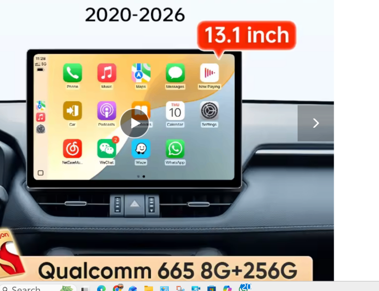 Ainavi 13.1 inch 3D 360 screen Toyota Estima X5 4G 32G CAM