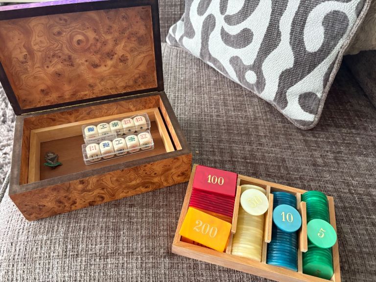 Poker chips set and dice ( dal negro)