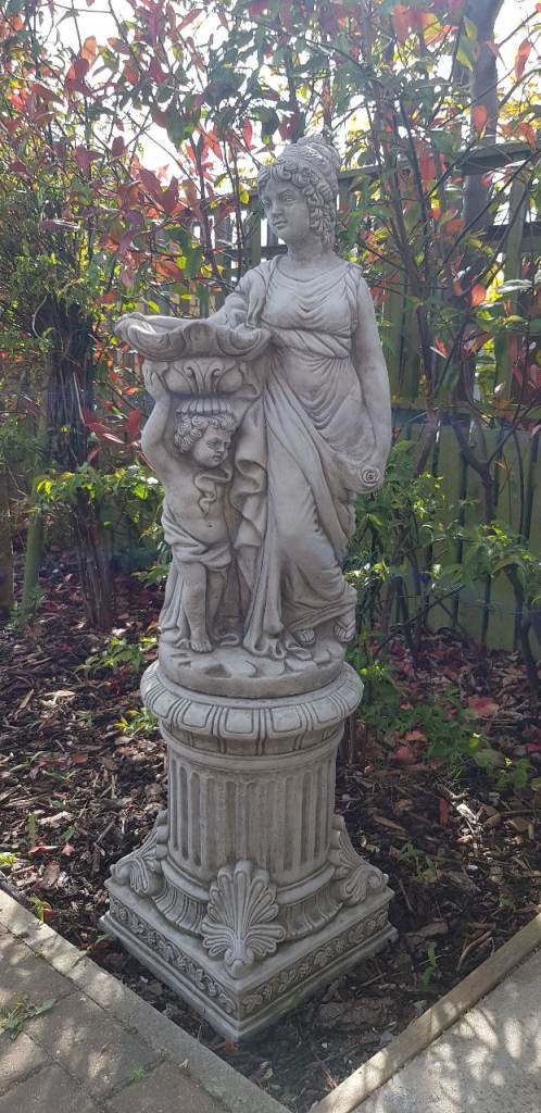 Mother & Child stone statue,garden ornament