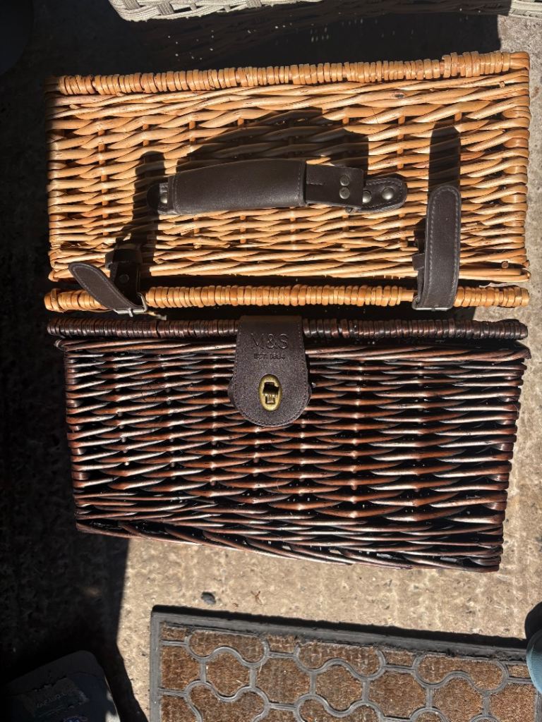 Two Wicker Baskets – Good Condition