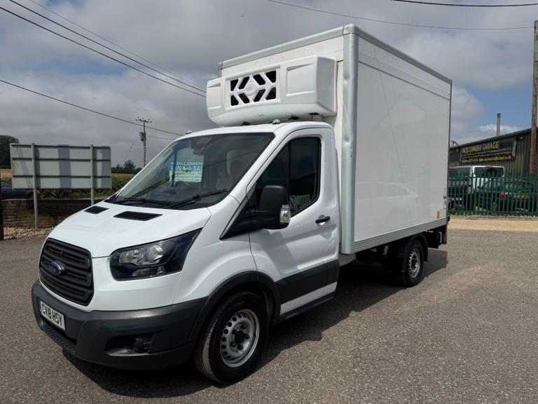 2018 Ford Transit 350 2.0 TDCi 130ps BOX FRIDGE TAIL LIFT FITTED STANDBY EX NHS CHASSIS CAB Diese...
