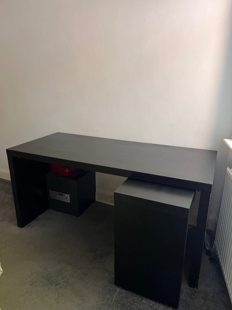 Black desk