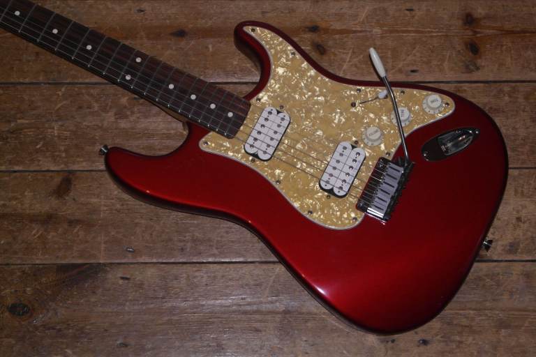 1997 Fender USA Big Apple Stratocaster Candy Apple Red fitted with 2016 Fender 60s Roadworn neck