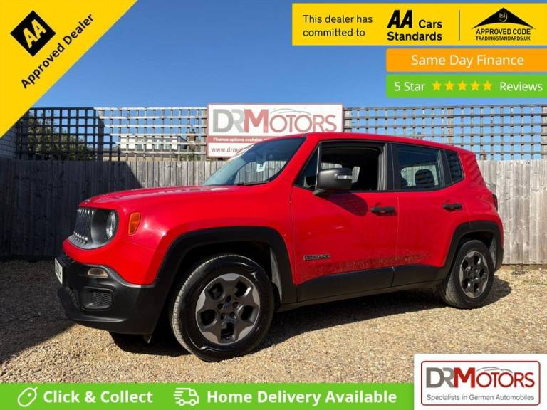2015 Jeep Renegade 1.6 MultiJetII Sport SUV 5dr Diesel Manual Euro 5 (s/s) (120 ps) ESTATE Diesel...