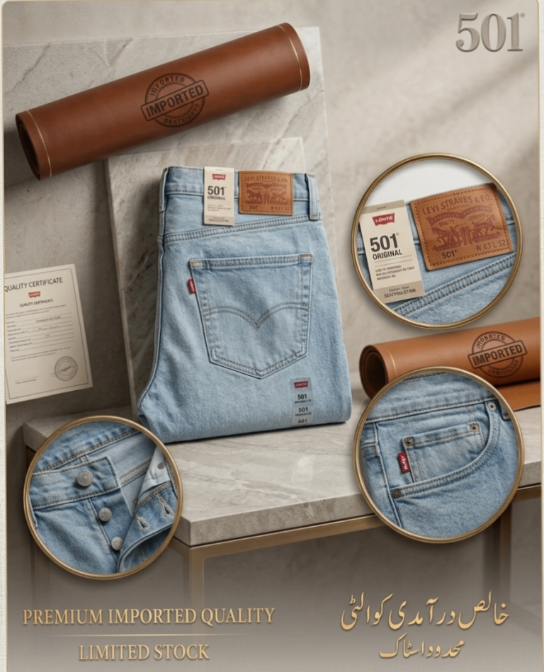 🇬🇧 Original Levi’s 501 Straight Fit Jeans | Premium Exported Branded Quality