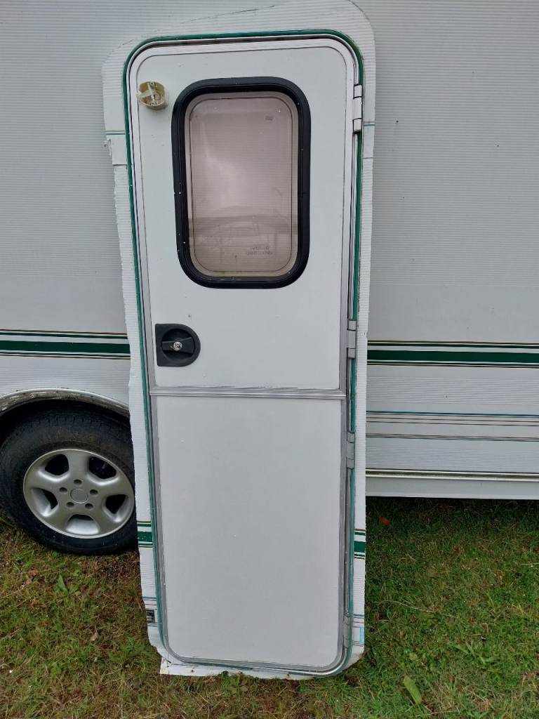 Caravan door and frame 