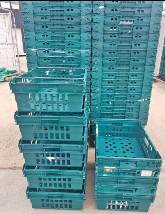 Bale arm crate 