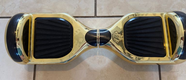 DISCO Swegway + Hoverkart + Bag BUNDLE - GOLD CHROME