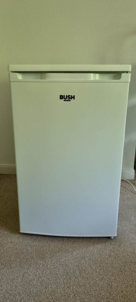 Bush Undercounter Freezer – White, Good Condition