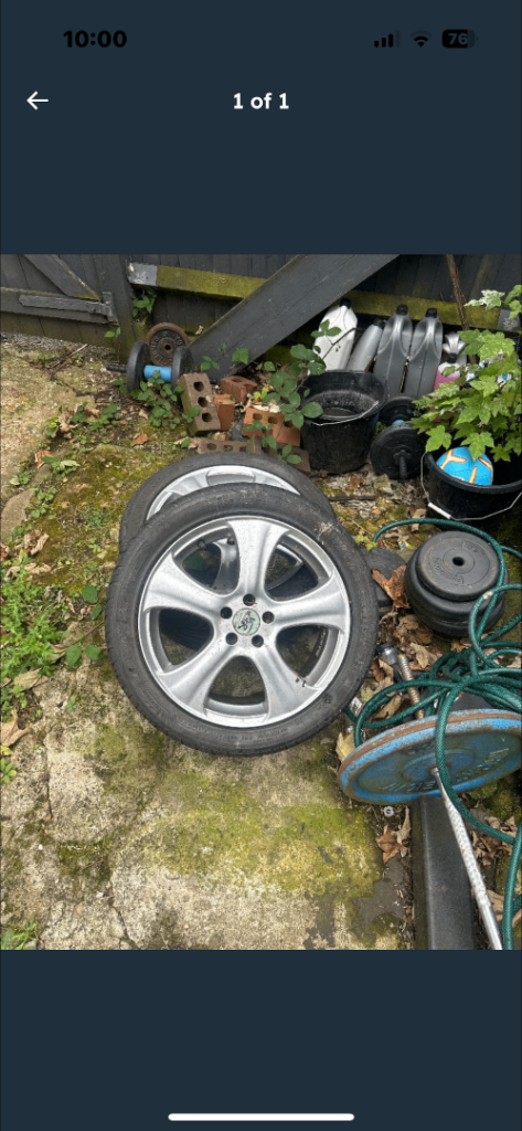 Fox 17” alloys 17 inch with tyres 
