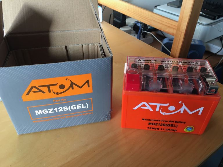 MG12ZS Atom Gel Motorcycle Battery for Honda XL 650 V Transalp 00-07