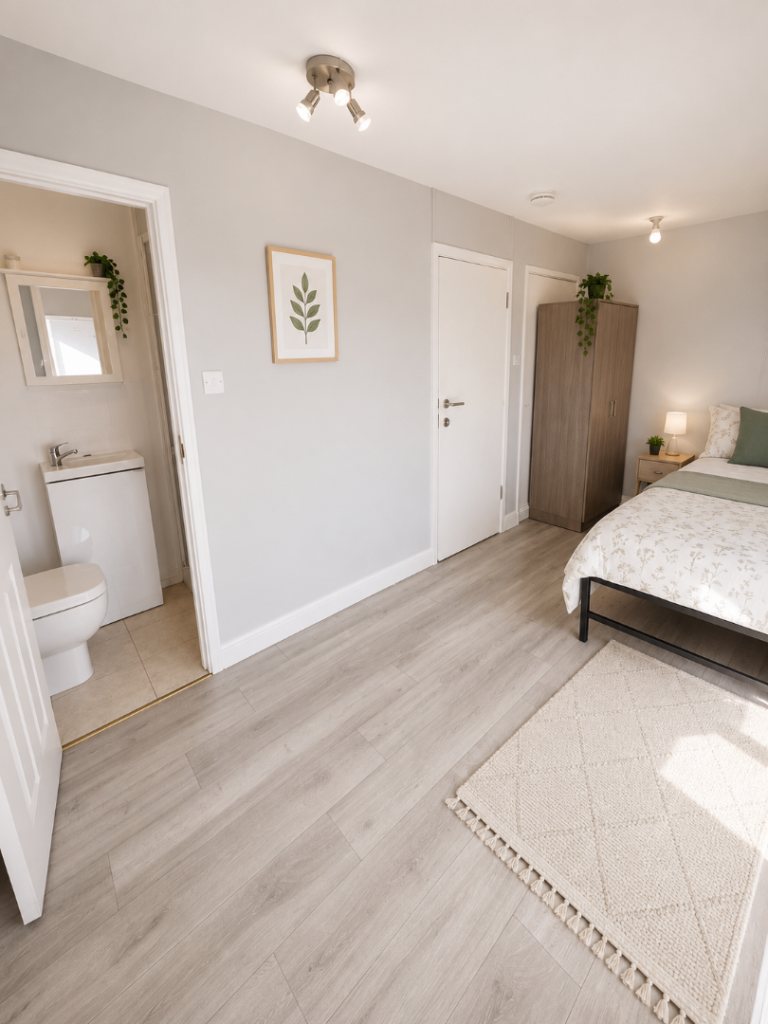 🍁Low Deposit – Cozy Double Room – Canning Town, E16 – Couples Welcome📍