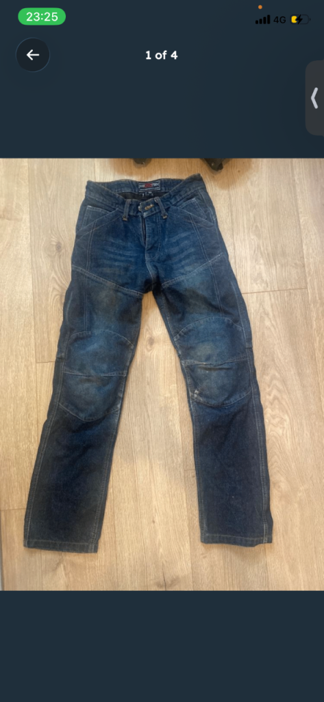 Kevlar motorbike jeans size-xs