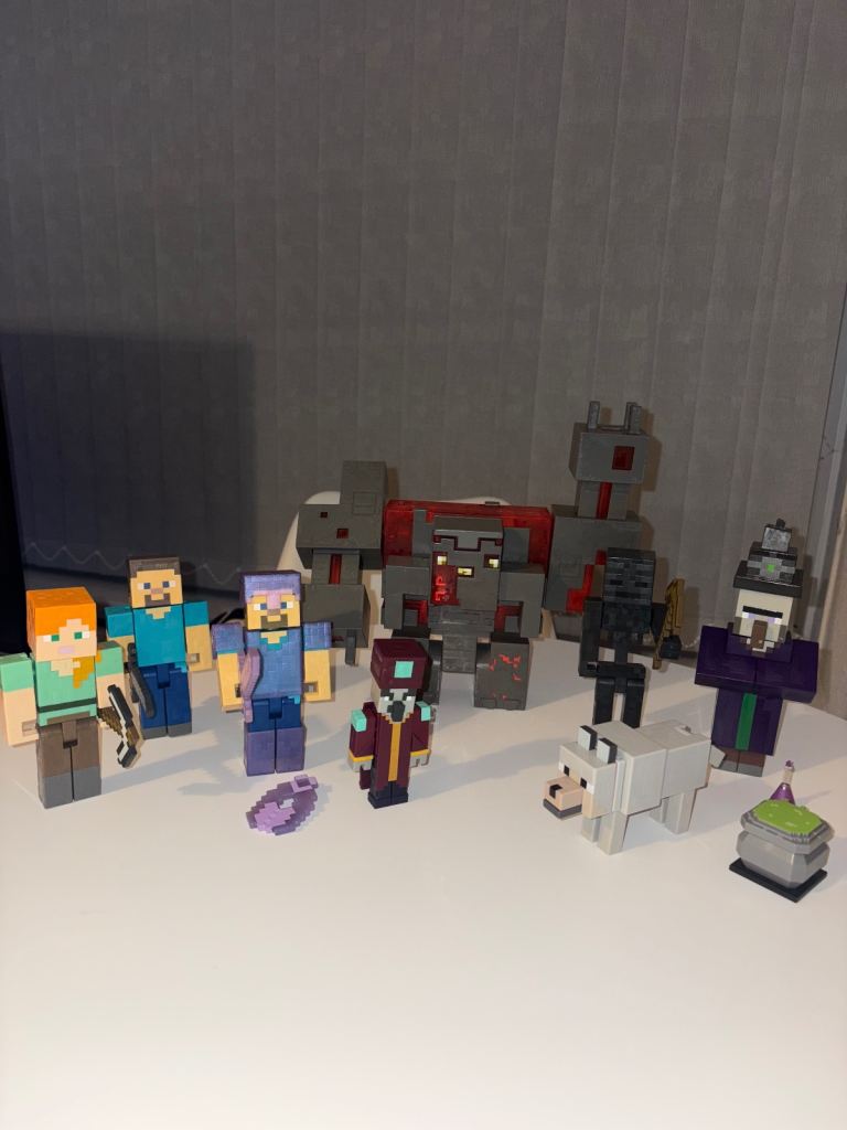image for Minecraft large size figure bundle 