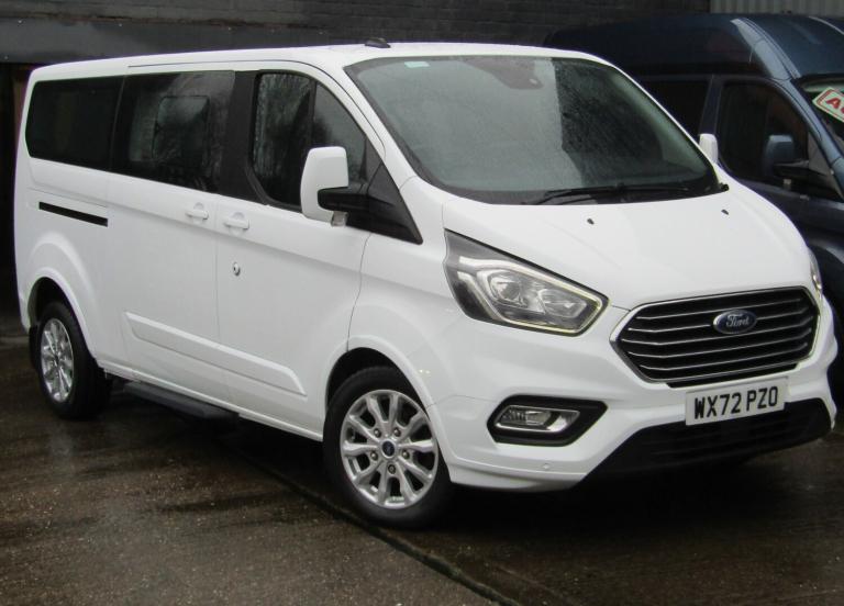 2022 Ford Tourneo Custom 2.0 EcoBlue 130ps L/R 9 Seater Titanium Auto Minibus Diesel Automatic