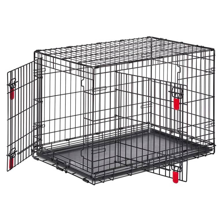 Kong Ultra-Strong Two Door Crate Secure Folding Dog Crate, Medium/Large