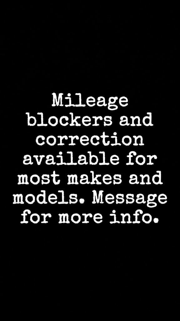 Mileage blockers