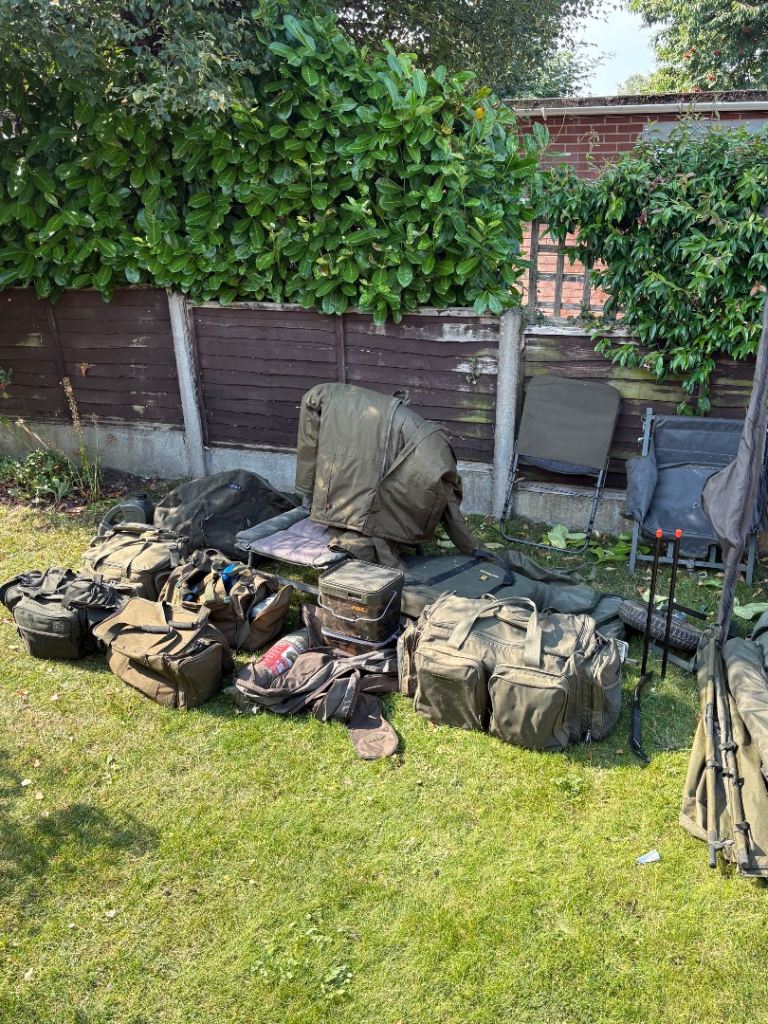 High end carp fishing full setup