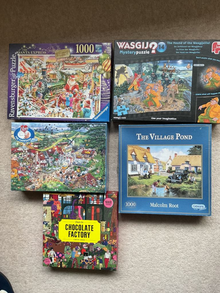 Five Jigsaw Puzzles 