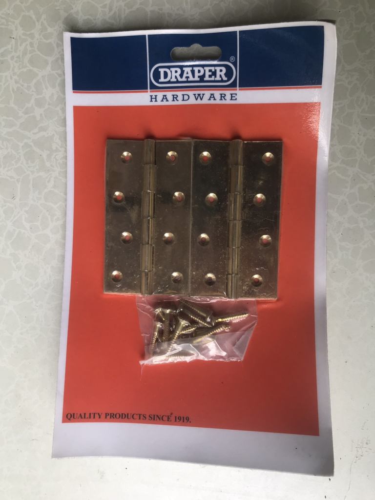 BRASS HINGES 26 pairs 3” & 4”