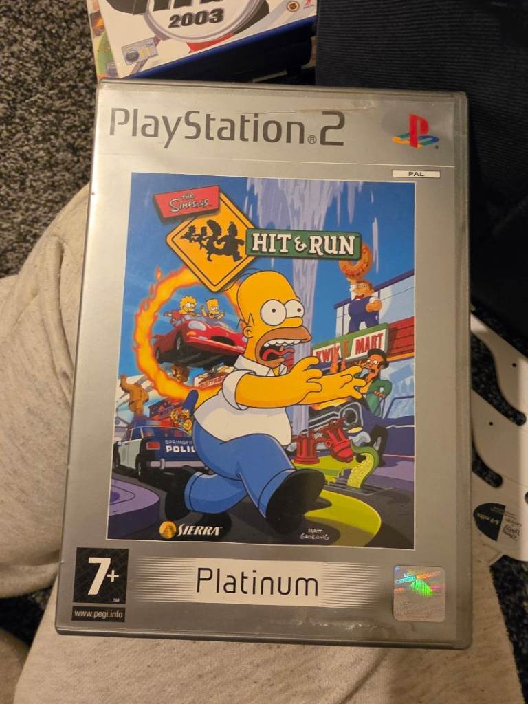 The Simpsons Hit & Run Platinum Edition PS2 Game
