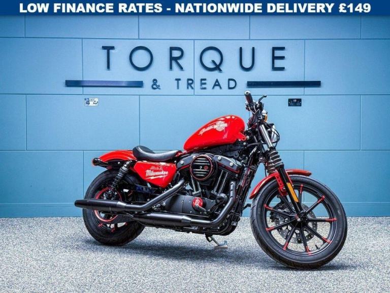 2019 68 HARLEY-DAVIDSON SPORTSTER 883 XL883N IRON 883 CUSTOM CRUISER - 90 MILES