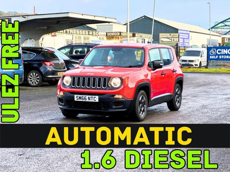 2017 Jeep Renegade 1.6 Multijet Sport 5dr DDCT ESTATE Diesel Automatic