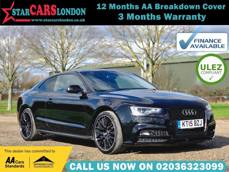 2015 Audi A5 1.8 TFSI Black Edition Plus Multitronic Euro 6 (s/s) 2dr COUPE Petrol Automatic